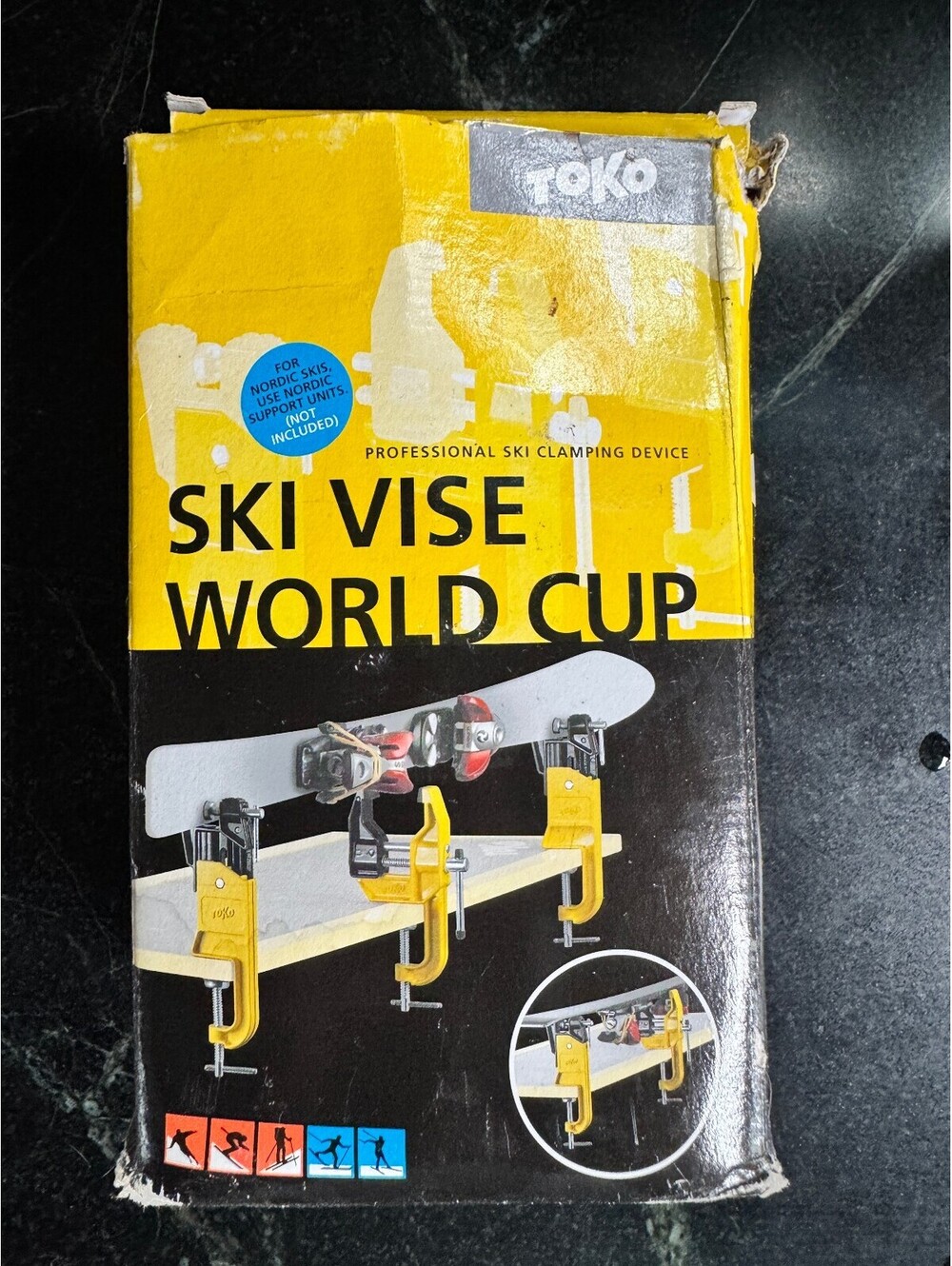 Toko Ski Vise World Cup – Professional 3-Piece Tuning System (Lightly Used)